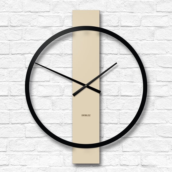 DUBLEZ | Minimalistické nástěnné hodiny - Circle Line
