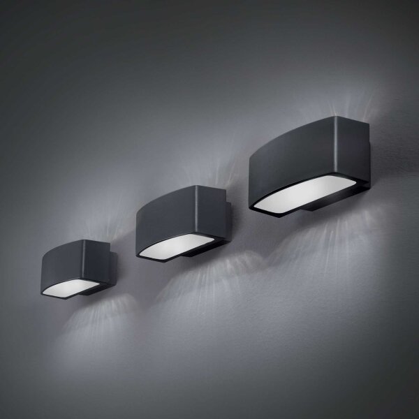 Ideal Lux - Venkovní nástěnné svítidlo ANDROMEDA 1xE27/60W/230V IP55 černá
