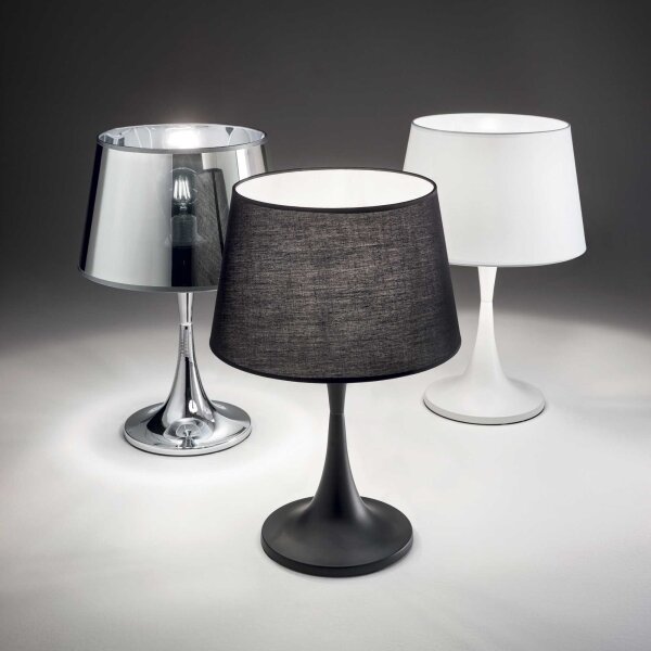 Ideal Lux - Stolní lampa LONDON 1xE27/60W/230V bílá