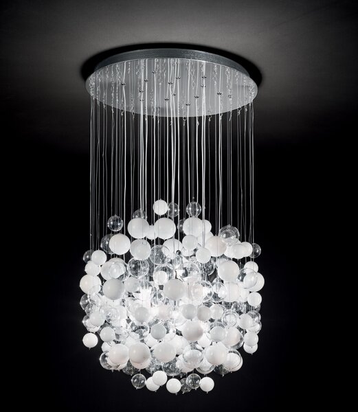 BOLLICINE SP14 závěsné svítidlo 14x G9 LED 3W 370lm 3000K 50cm IP20, bílé