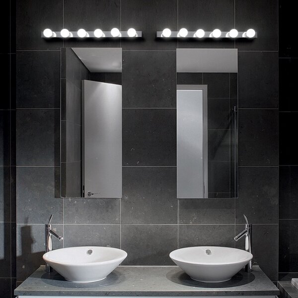 Ideal Lux - Nástěnné svítidlo PRIVE 6xE14/40W/230V lesklý chrom