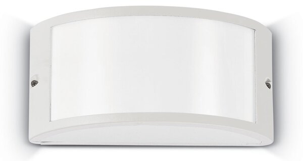 REX-1 AP1 venkovní nástěnné svítidlo 1x E27 60W bez zdroje 25cm IP44, bílé