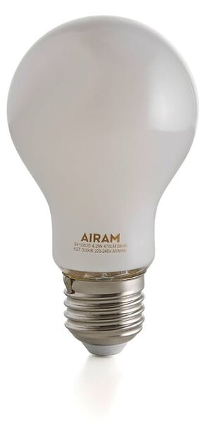 AJ Produkty LED žárovka, E27, 4,2 W, 3000 K, stmívatelná, bílá