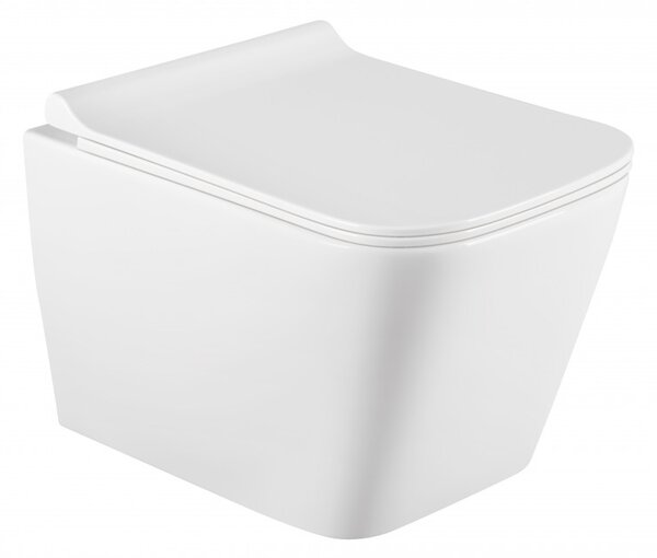 Mexen TEO Rimless závěsná wc mísa 51 x 34,5 cm, bílá, 3385XX00