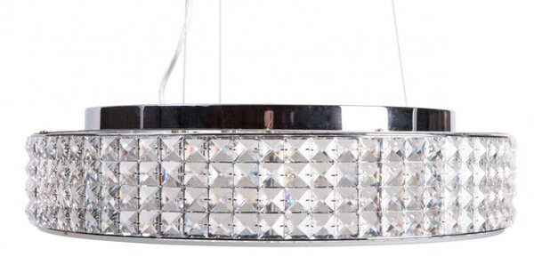 ROMA SP9 stropní závěsné svítidlo 9x G9 LED 3W 370lm 3000K 50cm IP20, chromové