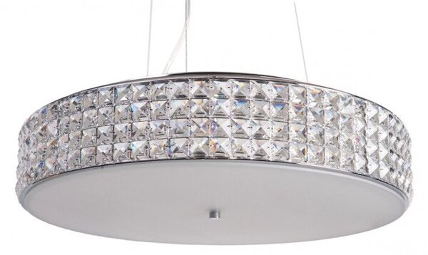 ROMA SP9 stropní závěsné svítidlo 9x G9 LED 3W 370lm 3000K 50cm IP20, chromové