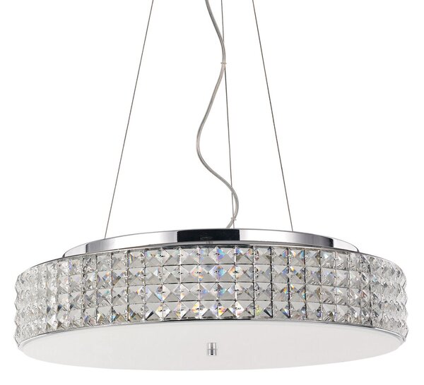 ROMA SP9 stropní závěsné svítidlo 9x G9 LED 3W 370lm 3000K 50cm IP20, chromové