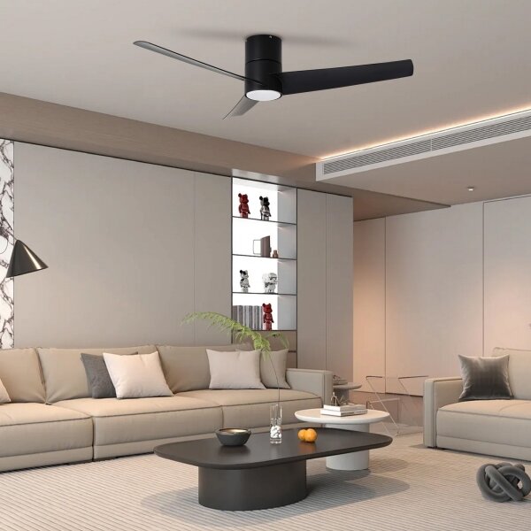 ZEVENTI - LED Stropní ventilátor BARROSA LED/18W/230V Wi-Fi Tuya + DO