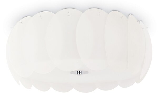 OVALINO PL8 stropní přisazené svítidlo 8x E27 60W bez zdroje 52cm IP20, bílé