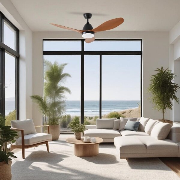 ZEVENTI - LED Stropní ventilátor MURO LED/18W/230V Wi-Fi Tuya + DO