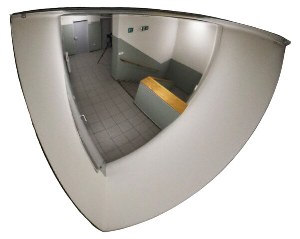 Dohledové hemisférické zrcadlo 1/8 sféry, průměr 660 mm