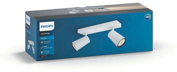 Philips 50572/31/PN - Bodové svítidlo MYLIVING PAISLEY 2xGU10/5,5W/230V