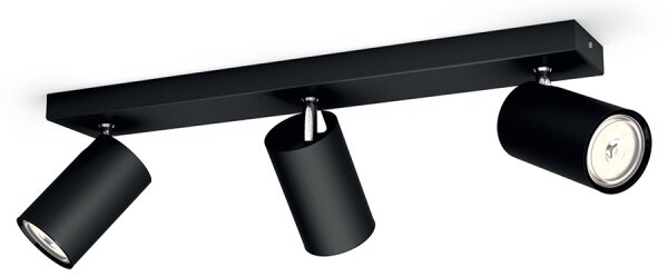Philips 50593/30/PN - Bodové svítidlo MYLIVING KOSIPO 3xGU10/5,5W/230V