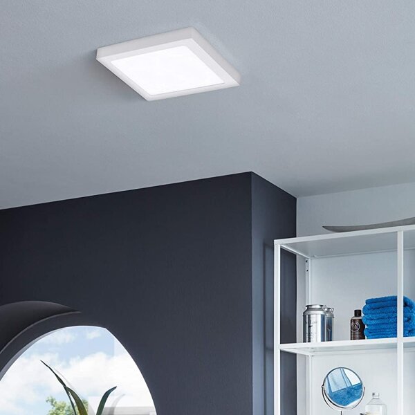 Eglo 33316 - LED RGBW Stm. str. svítidlo FUEVA-C LED/15,6W/230V 22,5x22,5cm bílá