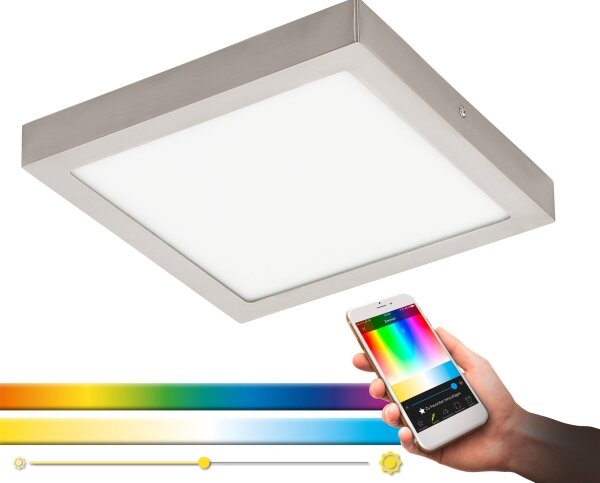 Eglo 96681 - LED RGBW Stmívatelné stropní svítidlo FUEVA-C LED/21W/230V