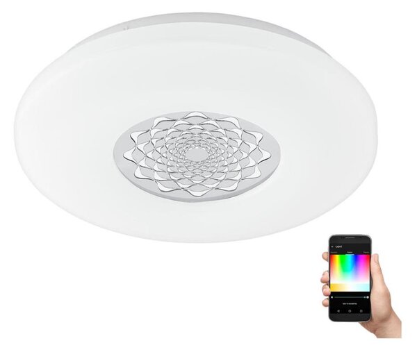 Eglo 9682 - LED RGB Stmívatelné nástěnné stropní svítidlo CAPASSO-C LED/17W/230V