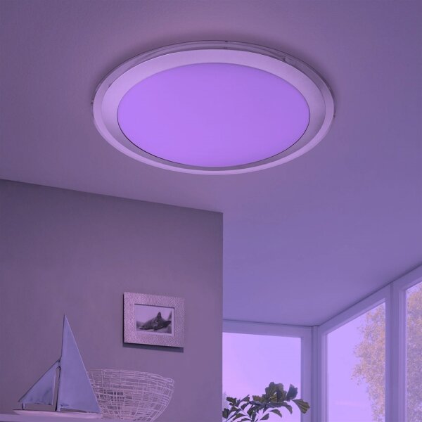 Eglo 96818 - LED RGBW Stmívatelné stropní svítidlo COMPETA-C LED/17W/230V