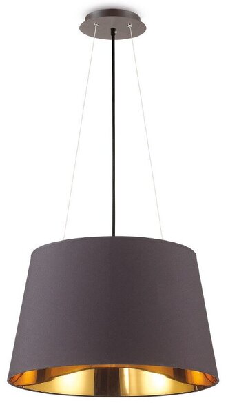 NORDIK SP4 závěsné svítidlo 4x E27 60W bez zdroje 50cm IP20, černé