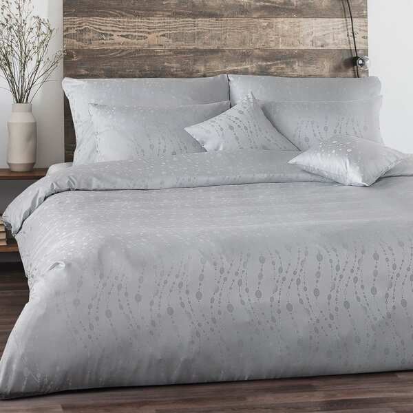 Povlečení Veba TENCEL/COLY Pearl světlá šedá Velikost: 140x200 cm + 70x90 cm