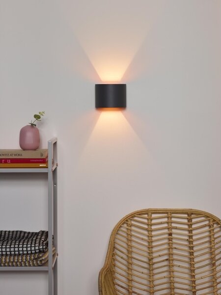Lucide 09218/04/36 - LED nástěnné svítidlo XIO 1xG9/4W/230V antracit