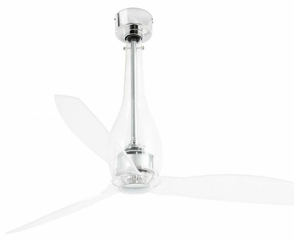 FARO ETERFAN M, transparentní, stropní ventilátor s DC motorem