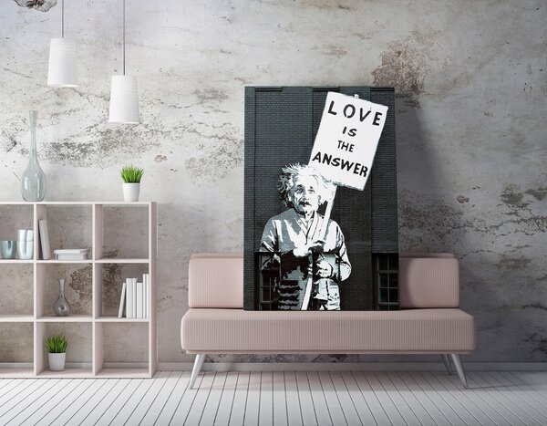 Aldo Obraz na stěnu Einstein Love