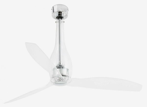 FARO ETERFAN M, transparentní, stropní ventilátor s DC motorem