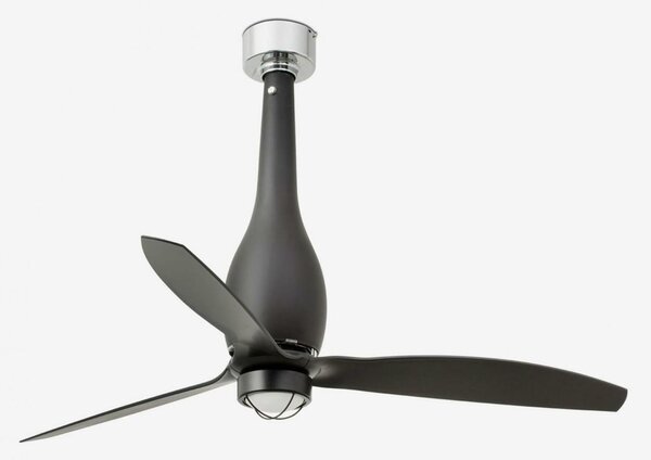 FARO ETERFAN M LED, černá, stropní ventilátor s DC motorem
