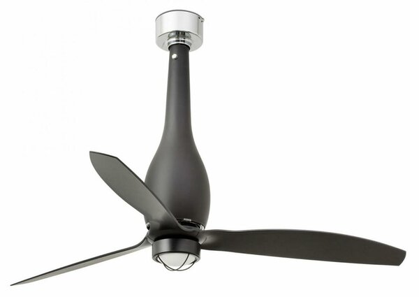 FARO ETERFAN M LED, černá, stropní ventilátor s DC motorem