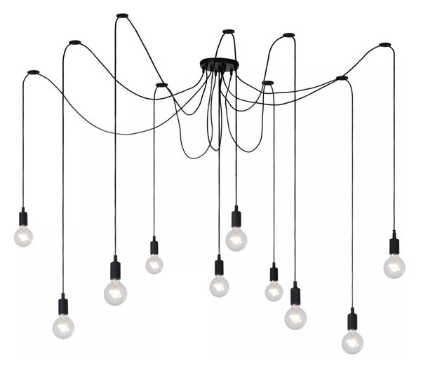 Lucide 08408/10/30 - Závěsné svítidlo FIX MULTIPLE 10xE27/60W/230V