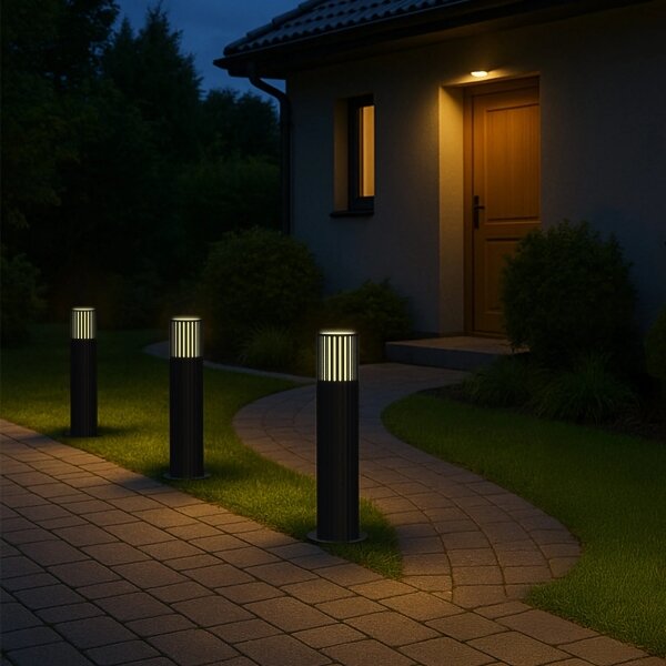Venkovní lampa KUUSAMO 1xE27/20W/230V 44 cm IP54 antracit