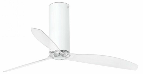 FARO TUBE FAN, bílá/transparentní, stropní ventilátor s DC motorem