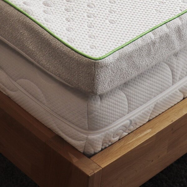 DREAMPUR Vrchní matrace (přistýlka) z latexové pěny DREAMPUR® grey dots 8,5 cm - 160x200 cm