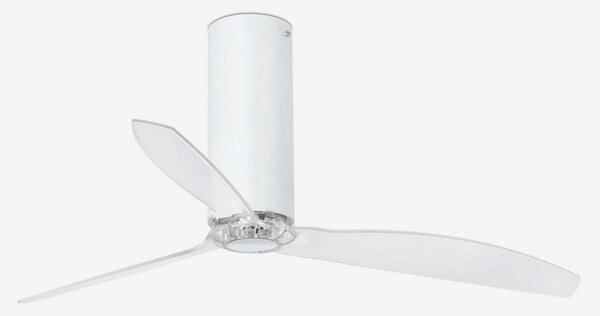 FARO TUBE FAN, bílá/transparentní, stropní ventilátor s DC motorem