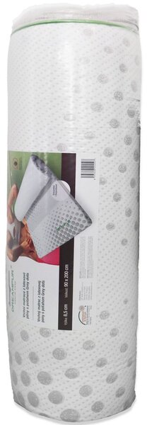 DREAMPUR Vrchní matrace (přistýlka) z latexové pěny DREAMPUR® grey dots 8,5 cm - 160x200 cm