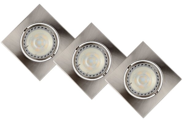 Lucide 11002/15/12 - SADA 3x LED podhledové svítidlo FOCUS 1xGU10/5W/230V chrom