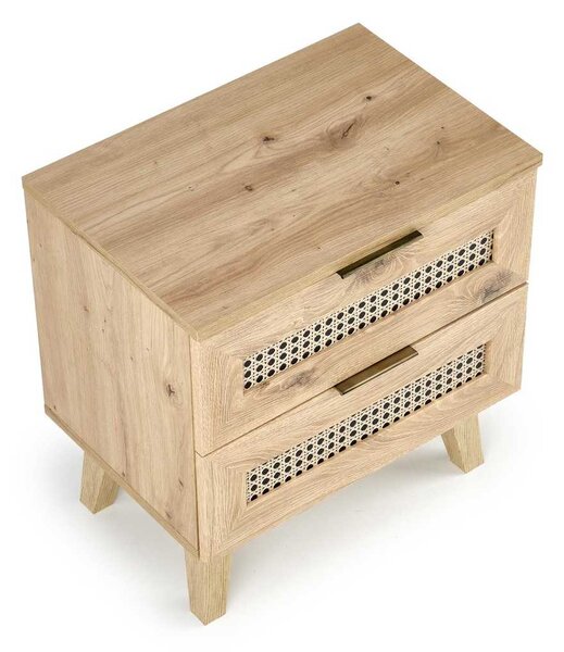 Noční stolek Rustico, dub artisan