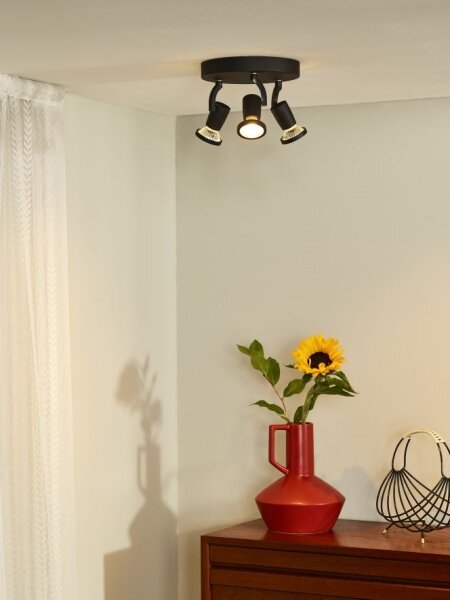 Lucide 11903/15/30 - LED bodové svítidlo JASTER-LED 3xGU10/5W/230V černé