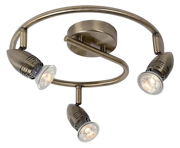 Lucide 13955/14/03 - LED bodové svítidlo CARO-LED 3xGU10/5W/230V bronz