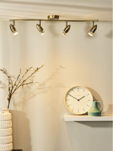 Lucide 13955/20/03 - LED bodové svítidlo CARO-LED 4xGU10/5W/230V bronz