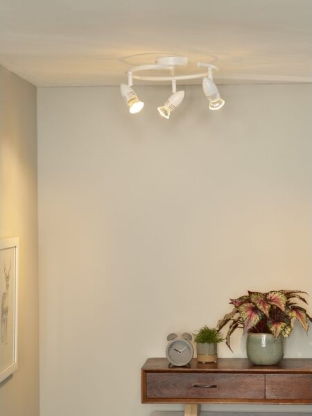 Lucide 13955/14/31 - LED bodové svítidlo CARO-LED 3xGU10/5W/230V bílé