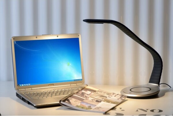Lucide 18671/07/30 - LED Stmívatelná stolní lampa ZOFT LED/7W/230V černá