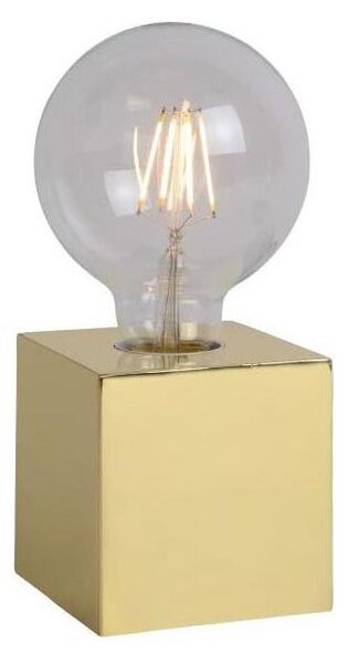 Lucide 20500/05/01 - LED stolní lampa CUBICO 1xE27/5W/230V mosaz