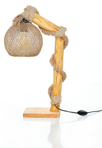 Opviq Stolní lampa Canata přírodní dub