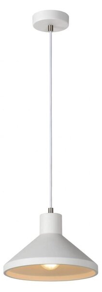 Lucide 35407/25/31 - Závěsné svítidlo GIPSY 1xE27/40W/230V bílé
