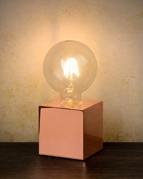 Lucide 20500/05/17 - LED stolní lampa CUBICO 1xE27/5W/230V měď