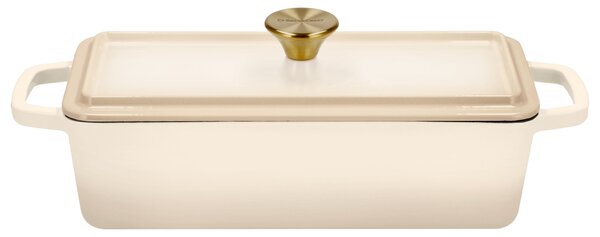 Silvercrest® Litinový hrnec/forma na pečení chleba Premium (obdélníkový, béžová) (100409856006)