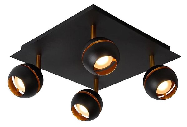 Lucide 77975/20/30 - LED bodové svítidlo BINARI 4xLED/5W/230V černé