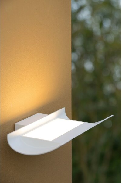 Lucide 27884/15/31 - LED venkovní nástěnné svítidlo DYVOR-LED LED/15W/230V bílé