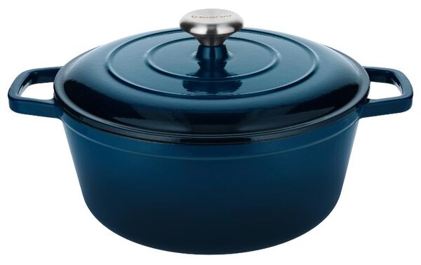 Silvercrest® Litinový hrnec Premium, Ø 28 cm (modrá) (100409575006)